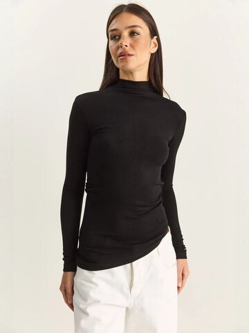 Camicia da donna di Bianco Lucci in nero