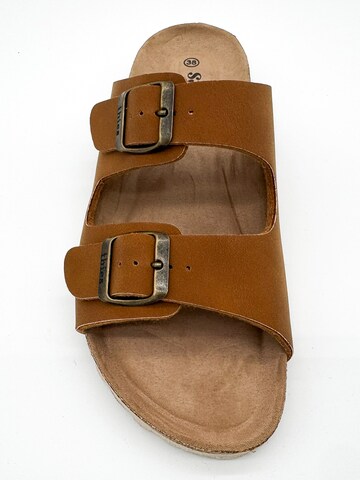 thies Pantolette 'Eco Bio Sandal' in Braun