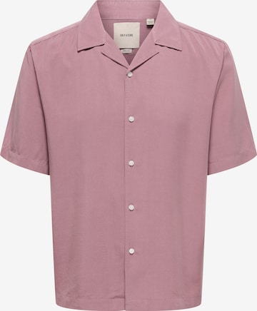 Only & Sons Košile 'ONSPERU' – fialová: přední strana