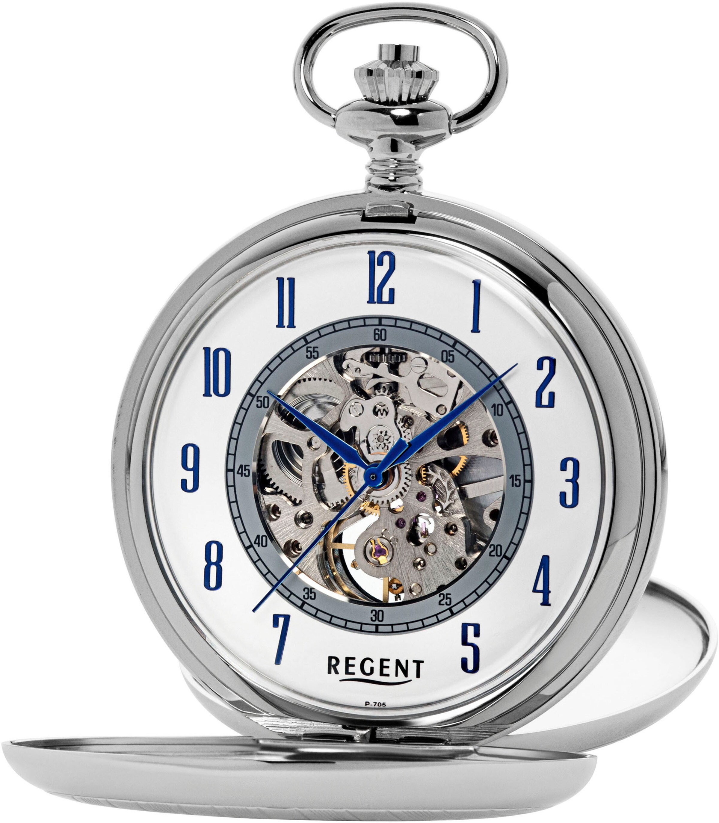 REGENT Taschenuhr in Silber