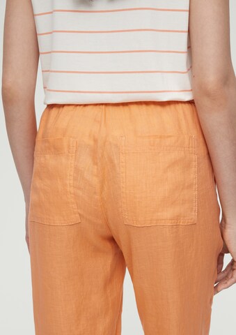 s.Oliver Tapered Pants in Orange