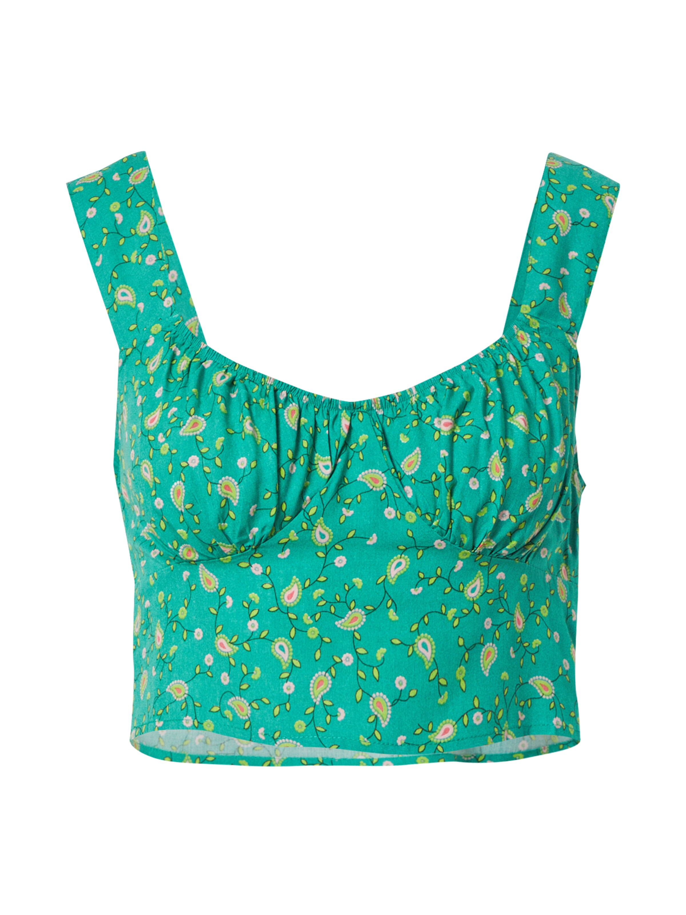 Motel Top 'Gladis' in Grün: Vorderseite