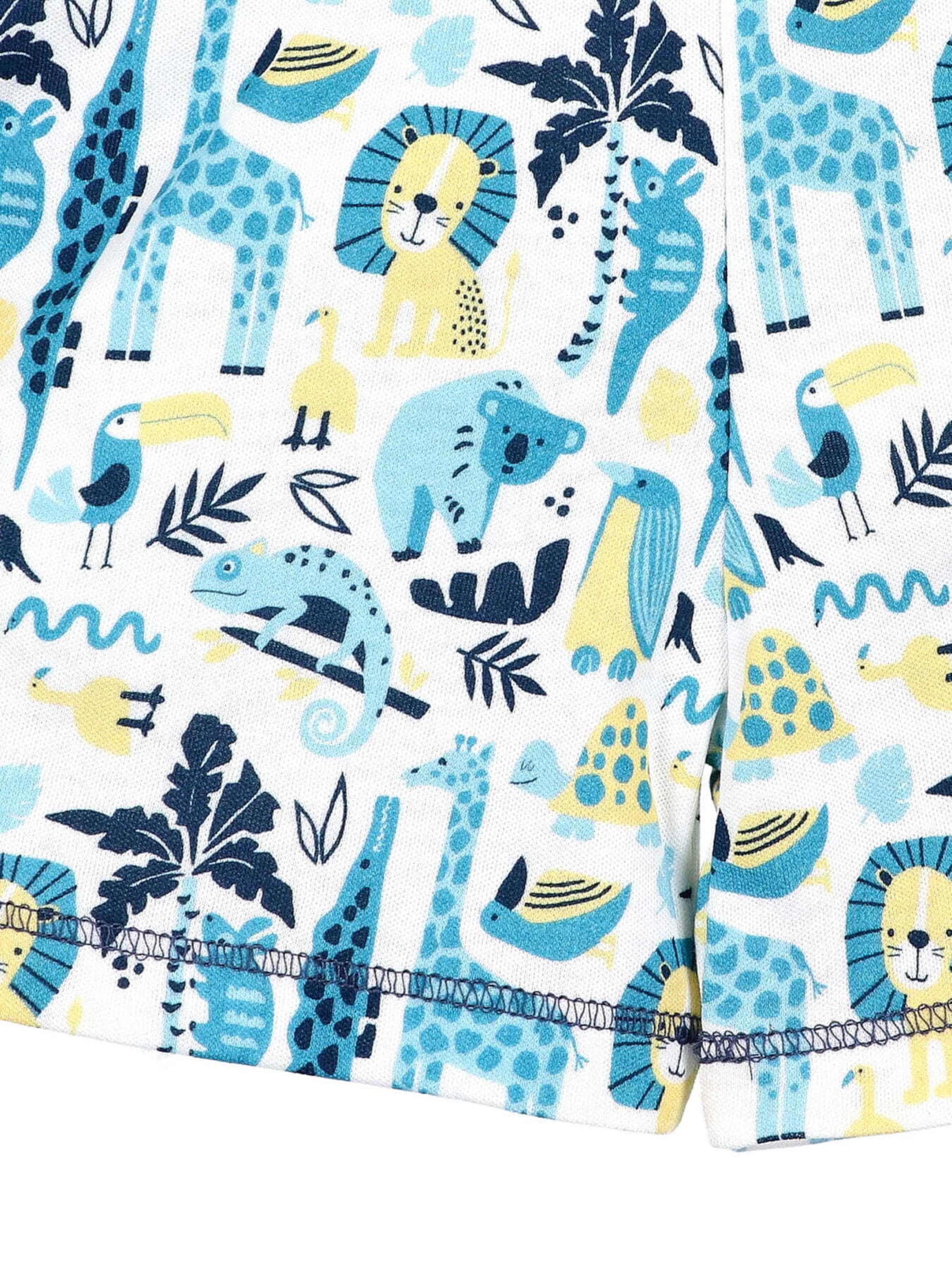 NINI Regular Broek 'Safari' in Blauw