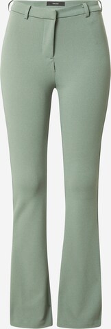 VERO MODA Flared Broek in Groen: voorkant