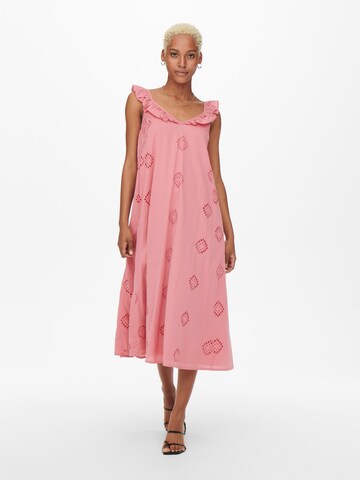 ONLY Summer Dress 'IRMA' in Pink