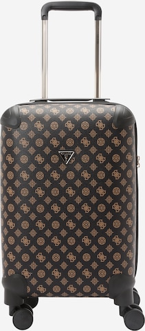 Valisette 'WILDER 18 IN 8-WHEELER' GUESS en marron : devant