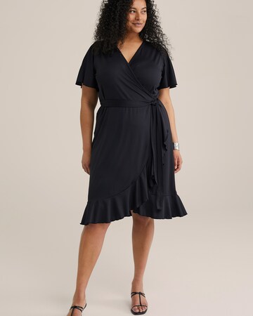WE Fashion Kleid in Schwarz: Vorderseite