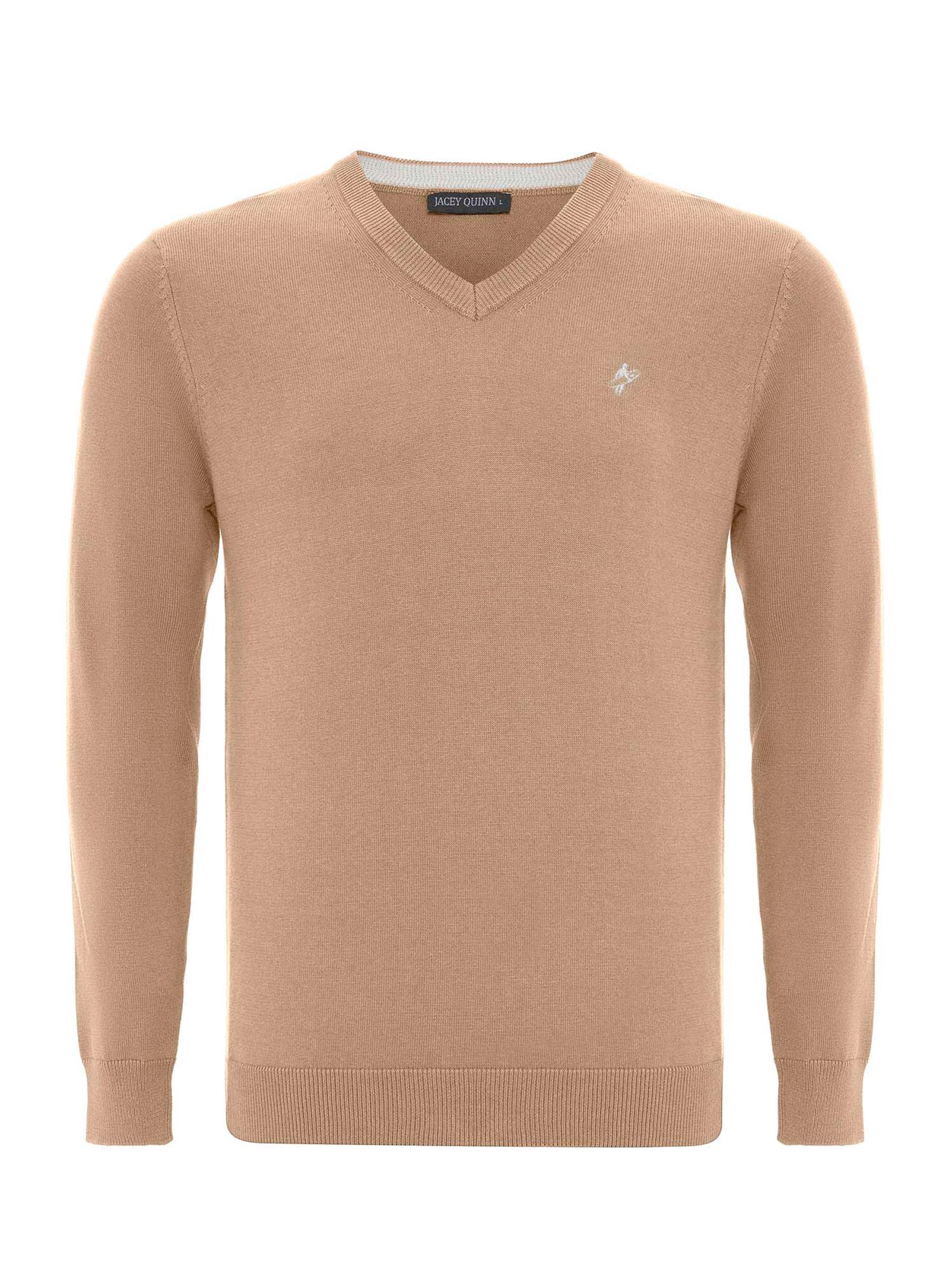 Pullover di Jacey Quinn in beige: frontale