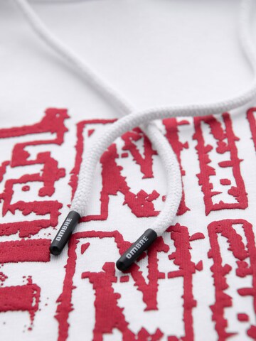 Ombre Sweatshirt i vit