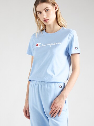 Champion Authentic Athletic Apparel Shirt in Blauw: voorkant