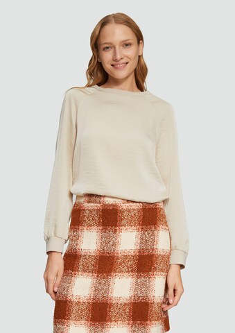 s.Oliver Blouse in Beige: voorkant