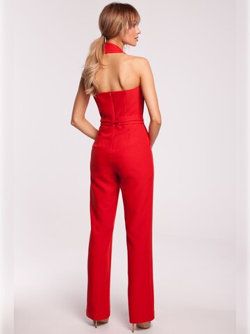 made of emotion - Jumpsuit en rojo