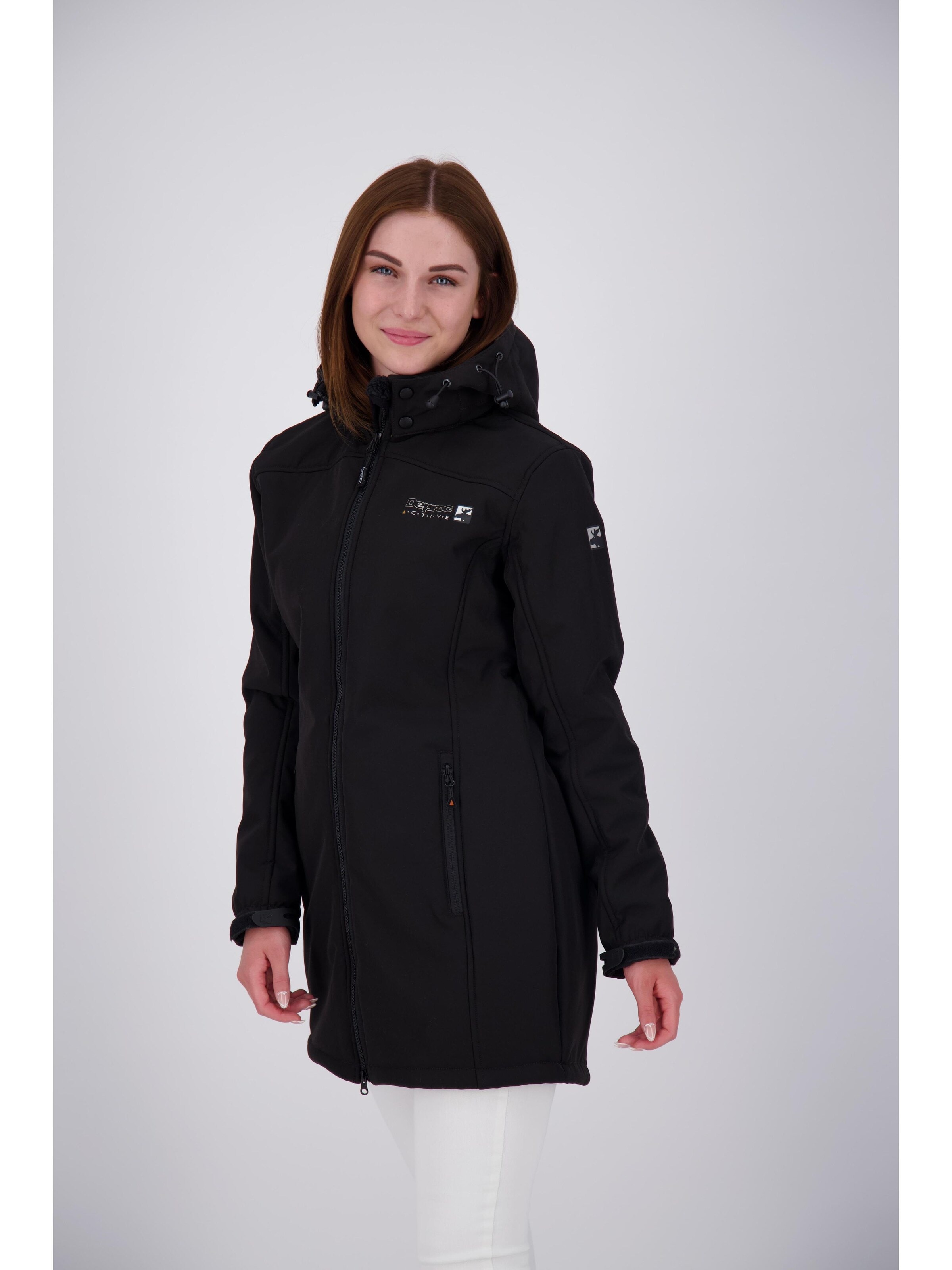 deproc Übergangsjacke 'KEELE PEAK II WOMEN'‌‌‌‌‌‌‌‌‌‌ in Schwarz