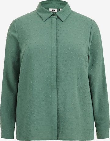 WE Fashion - Blusa en verde: frente