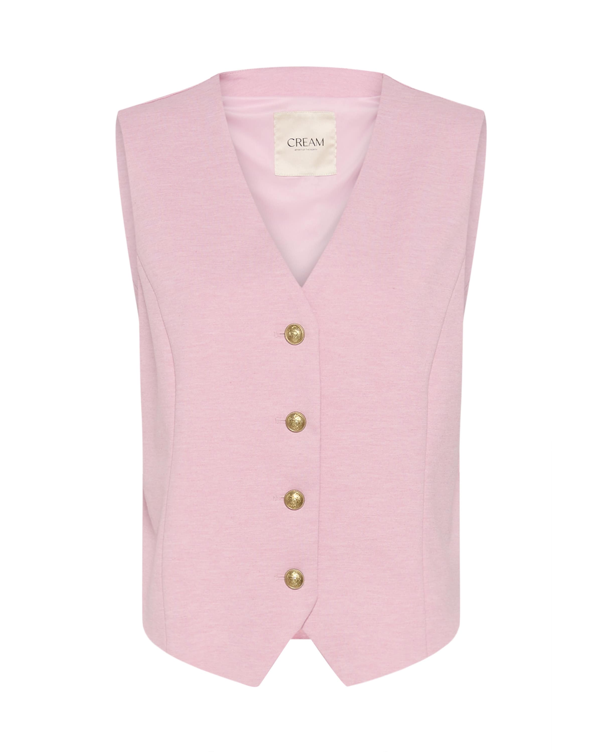 Cream Suit Vest 'CRAnett' in Pink: front