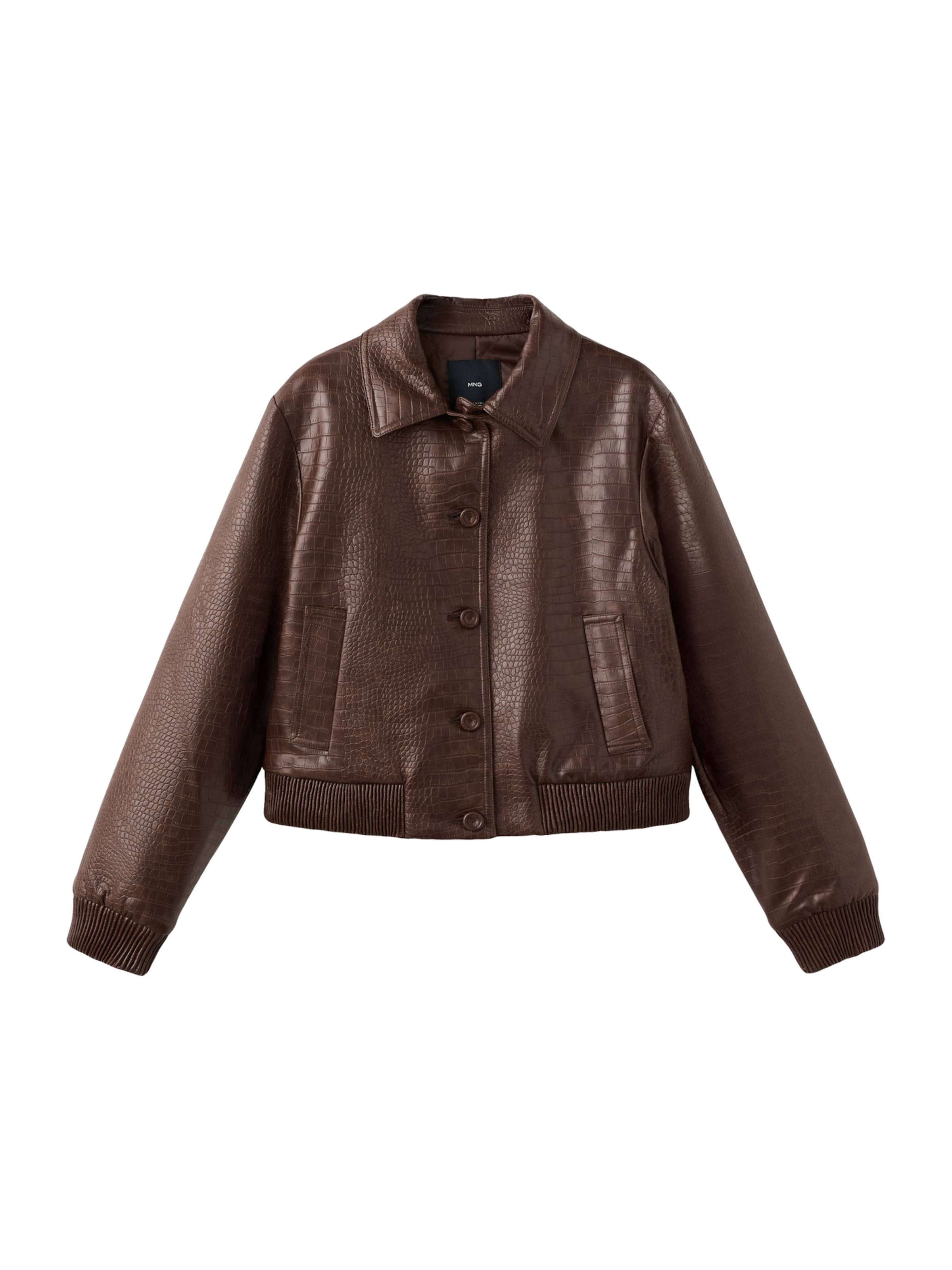 MANGO Overgangsjakke 'DUNDEE' i brun: forside