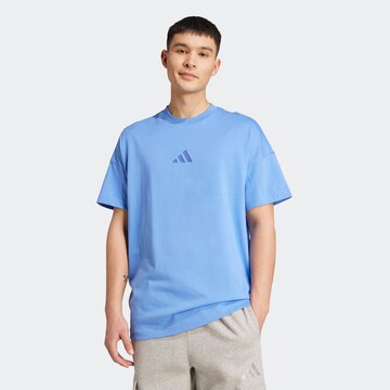 ADIDAS SPORTSWEAR Performance Shirt 'All Szn' in Blue: front
