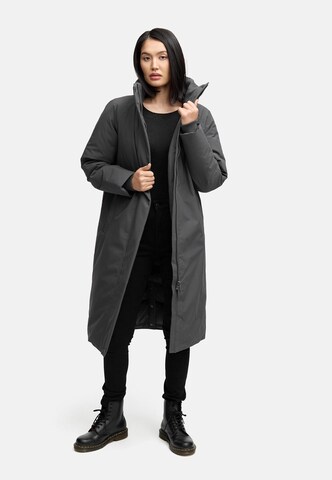 Cappotto invernale 'Traumblüte 14' di NAVAHOO in grigio