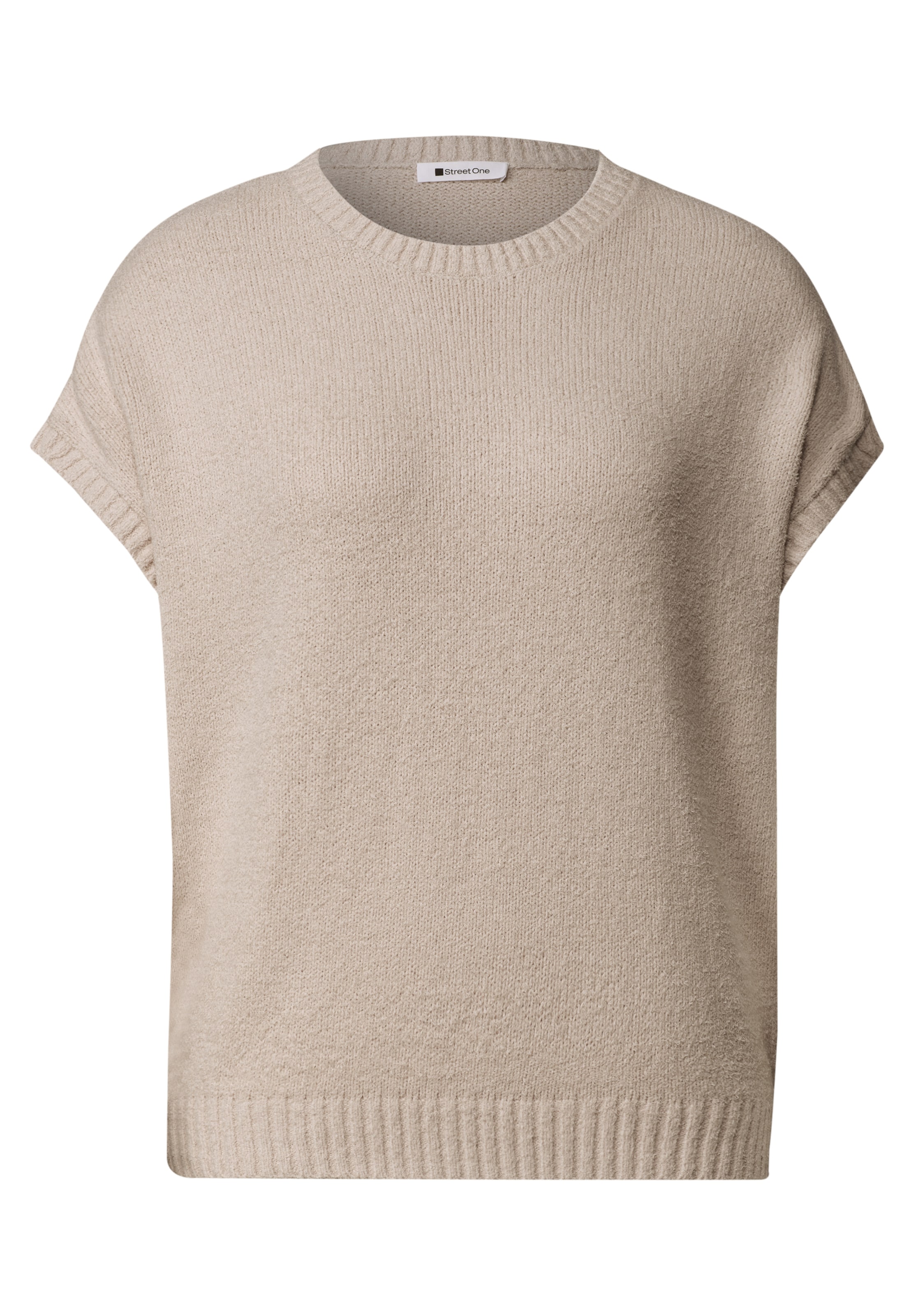 STREET ONE Pullover in Beige: Vorderseite