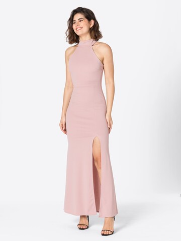 WAL G. Βραδινό φόρεμα 'SARA' σε ροζ: μπροστά