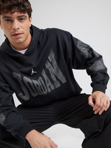 Jordan Sweatshirt 'BRK CLLGTE' in Black