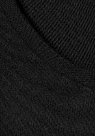 LASCANA Pullover in Schwarz