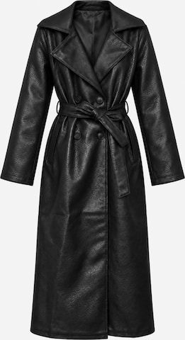Elara Between-seasons coat in Black: front