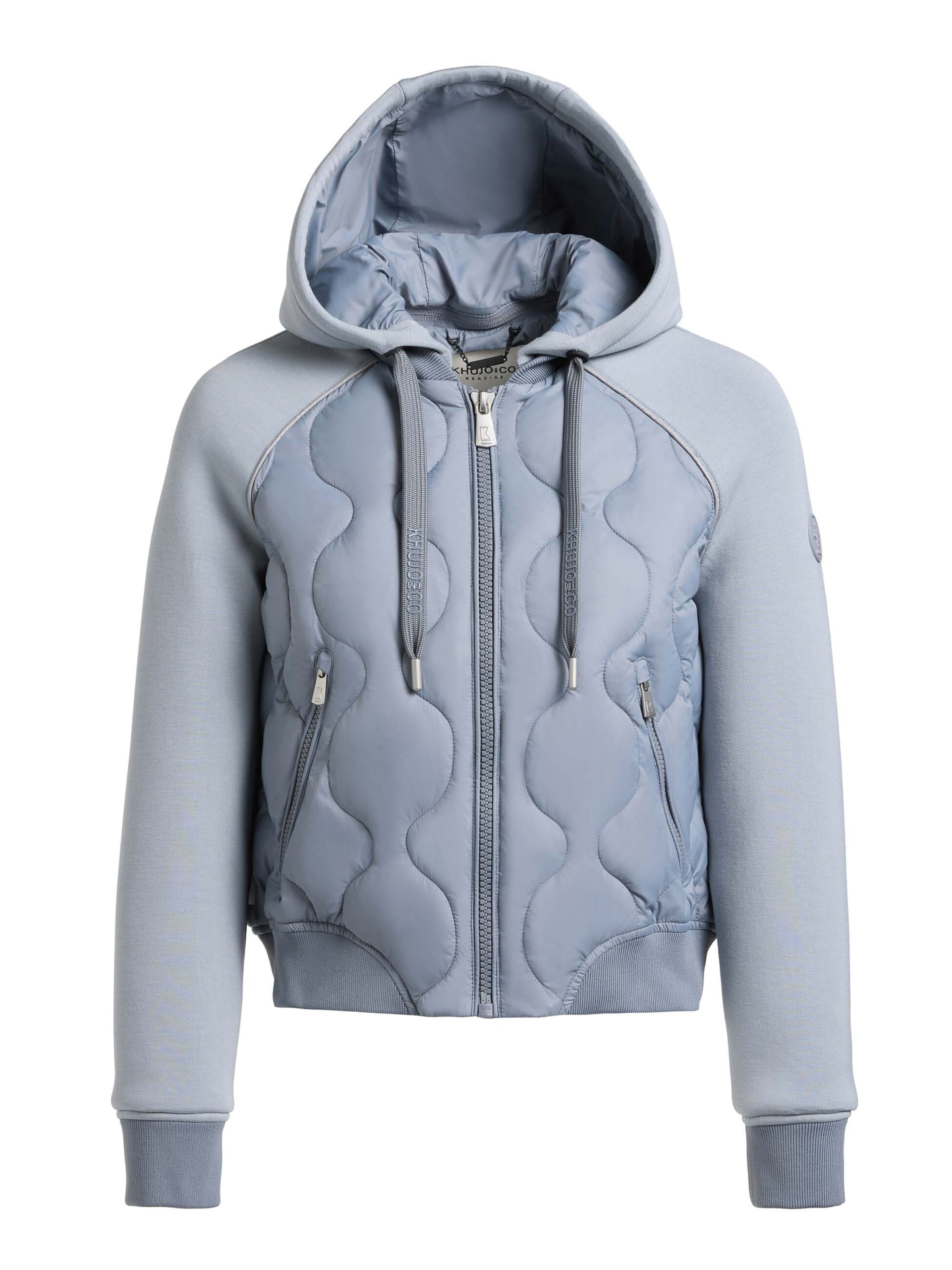 khujo Jacke 'Malaya' in Blau: Vorderseite