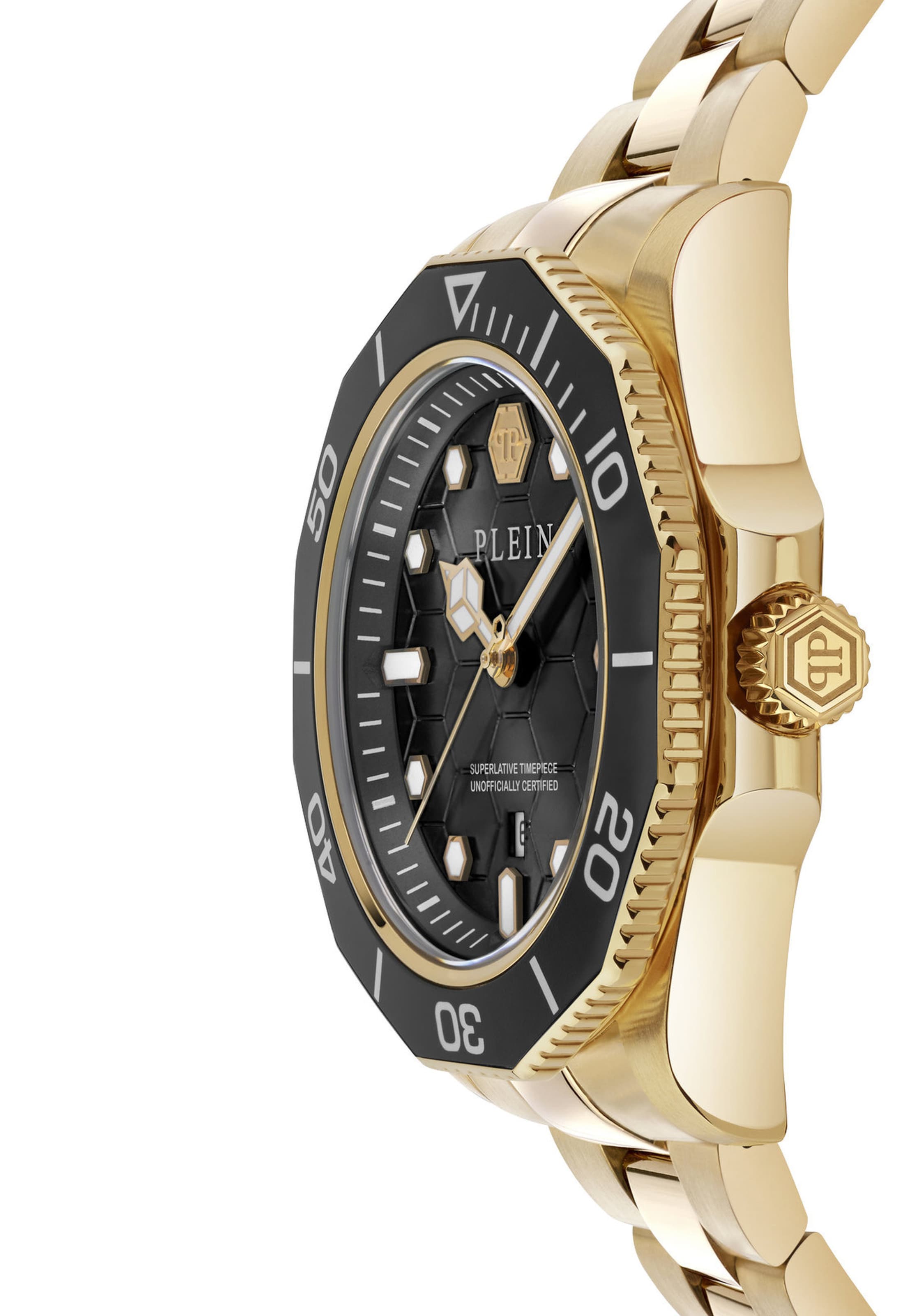 Philipp Plein Watches Analog watch 'Aquastorm' in Gold
