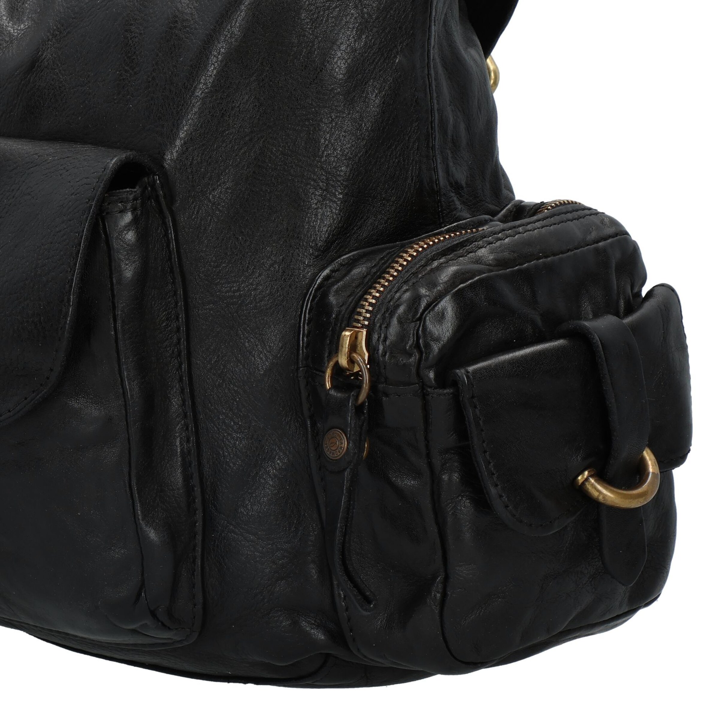 Campomaggi Shoulder Bag 'Elda' in Black