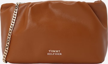 TOMMY HILFIGER Torba na ramię 'LUXE' w kolorze brązowy: przód