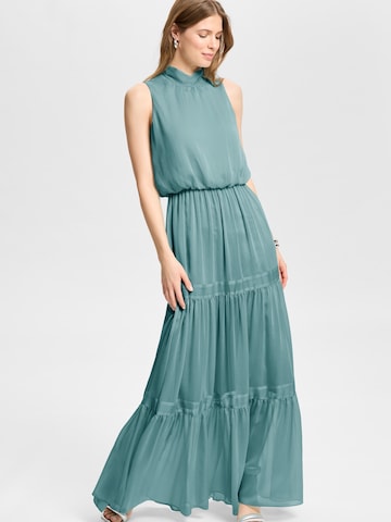 Robe de soirée SWING en vert : devant
