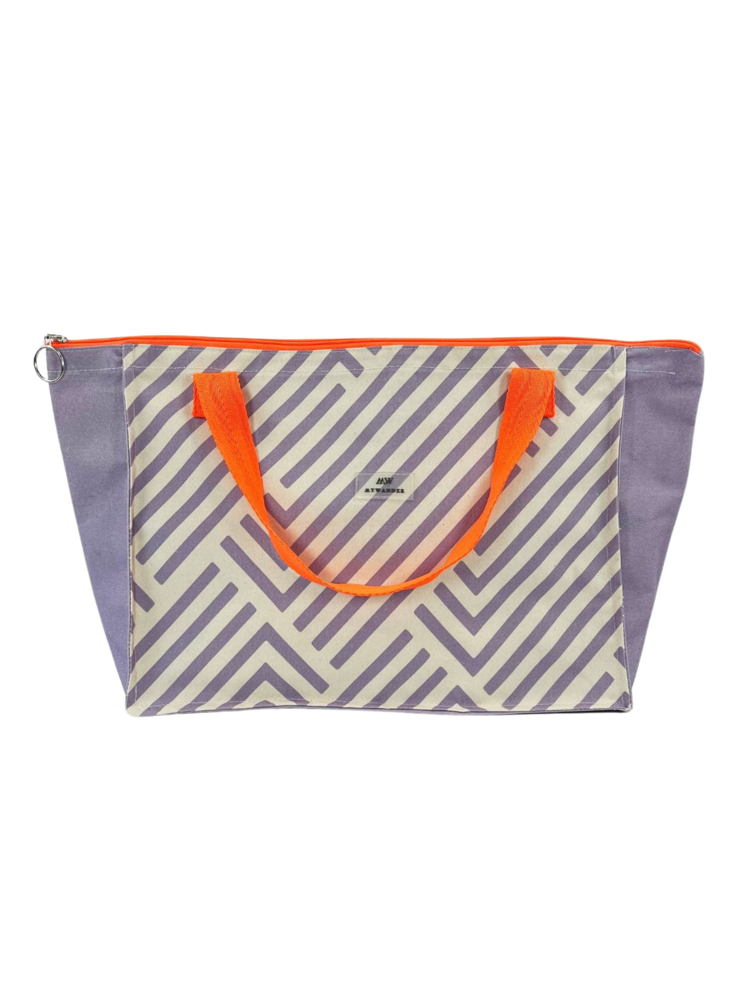 Mywander - Bolsa de viaje en lila: frente