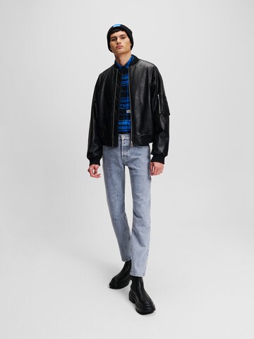 KARL LAGERFELD JEANS Tapered Jeans in Grau