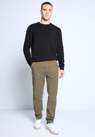 Street One MEN Regular Chino Pants in Brown