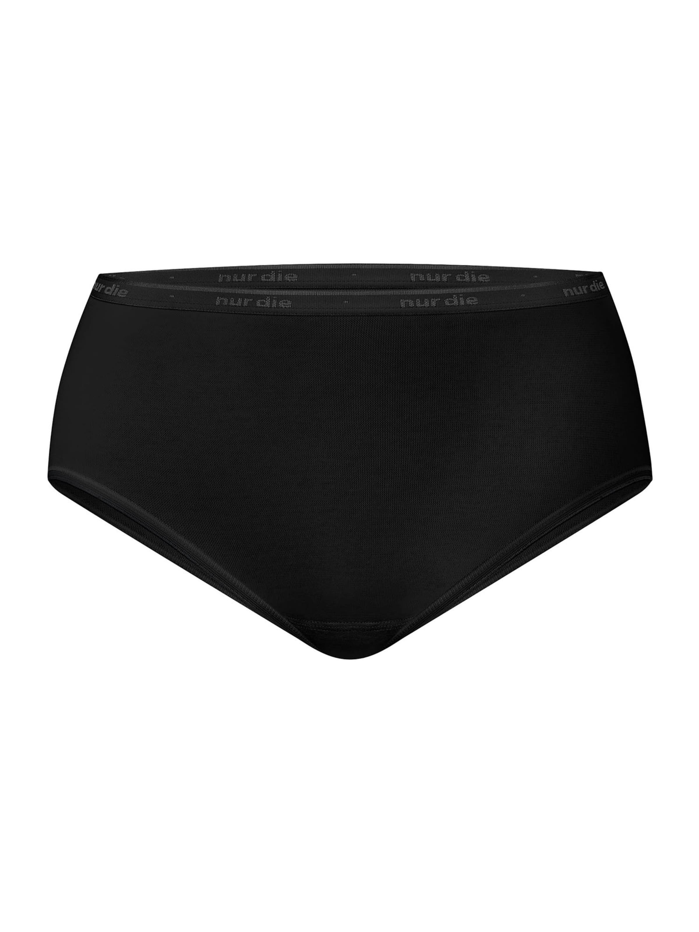 Culotte 'Bio-Baumwolle' Nur Die en noir