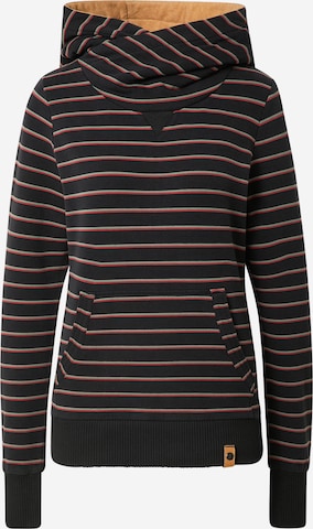 Fli PapiguSweater majica 'Der 14' - crna boja: prednji dio