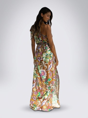 Miss June Dress 'Robe Longue Wallis' in Mixed colours