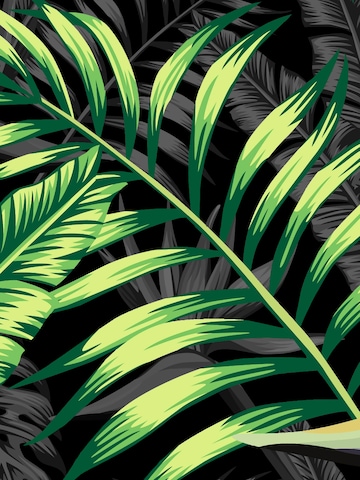 Hawaiihemdshop.de Regular fit Overhemd 'Bird of Paradise' in Zwart