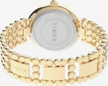 TIMEX Analoog horloge 'City Collection' in Goud