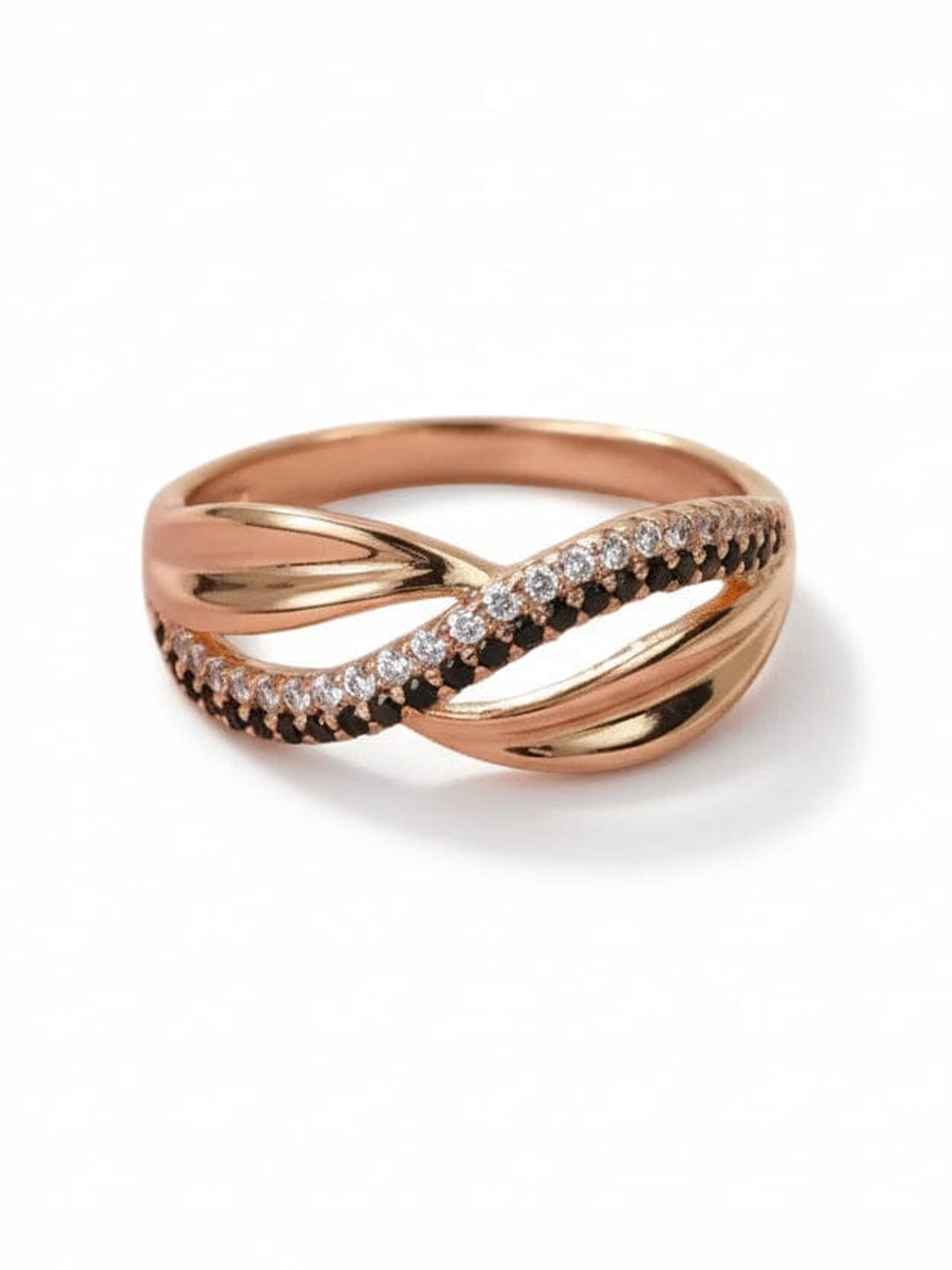 La Moda Me Ring 'Erin' in Gold: front