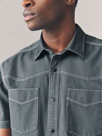 Next Regular Fit Hemd in Grau