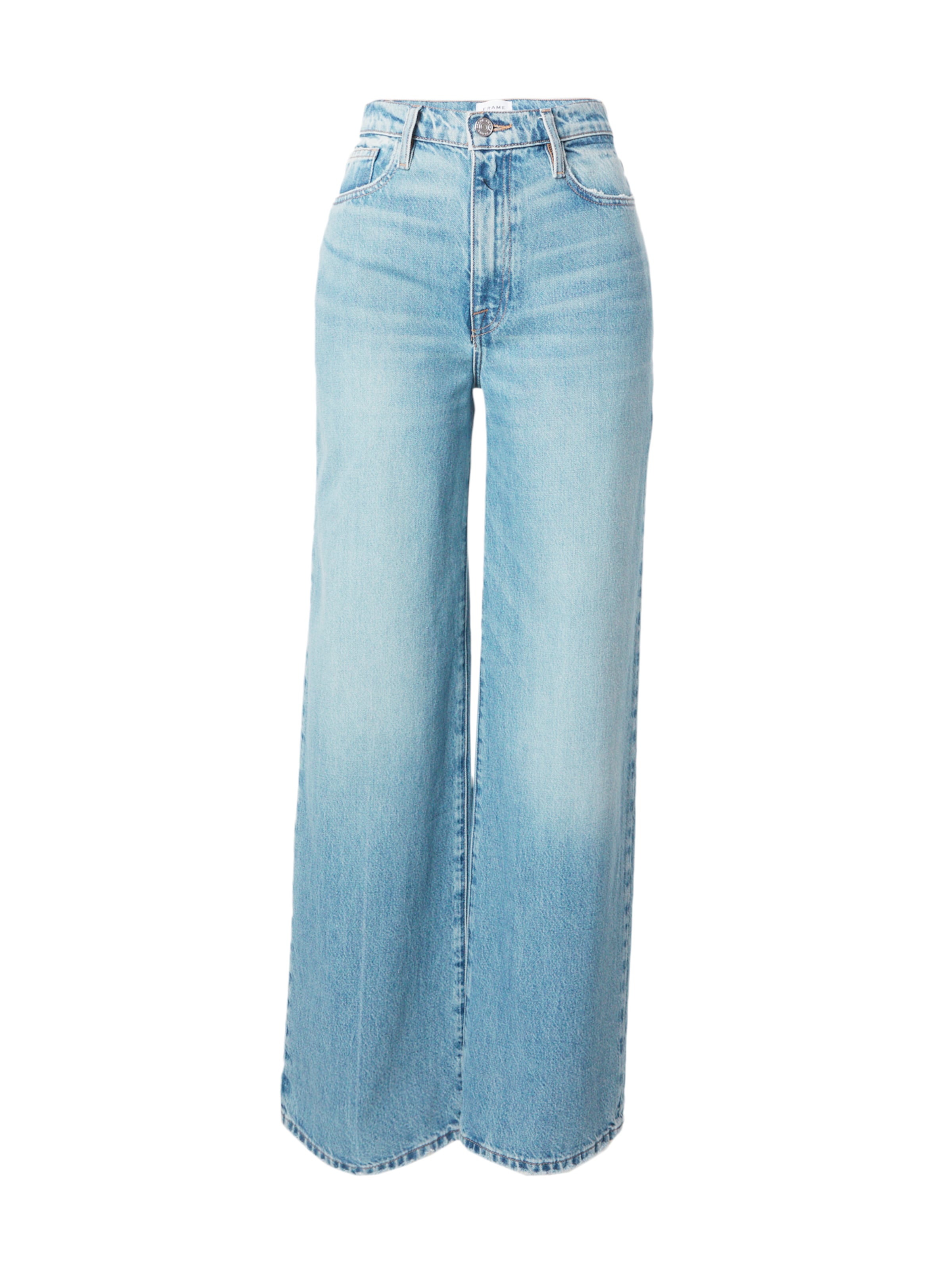 Wide Leg Jean 'LE JANE' FRAME en bleu : devant