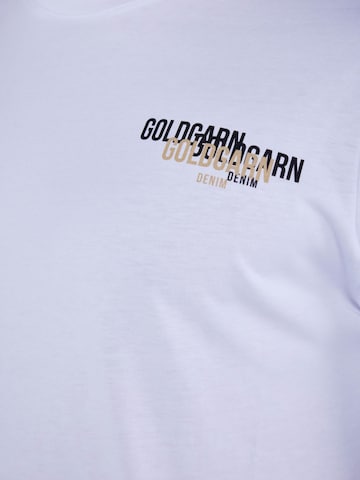 Goldgarn Shirt in Wit