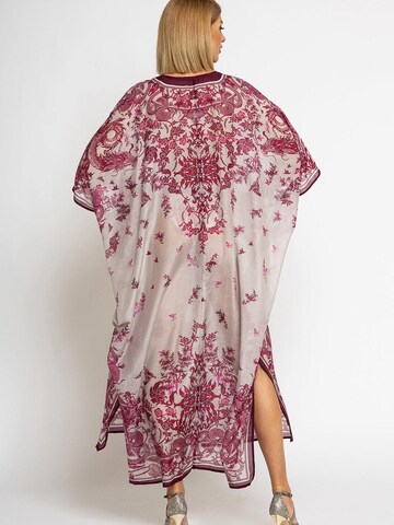 JIORO Beach Dress 'ASIA BORDEAUX' in Red