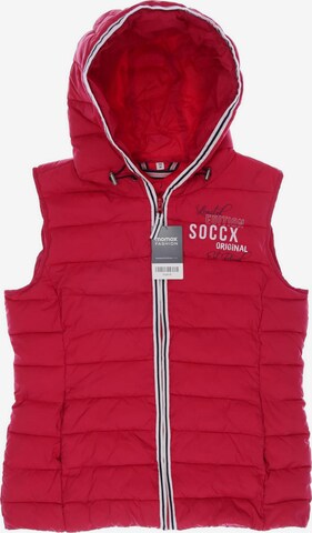 Soccx Vest in M in Pink: front