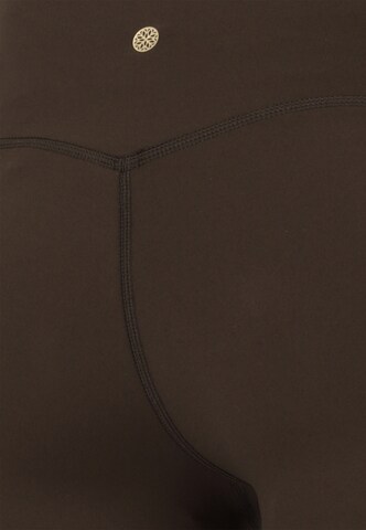 Athlecia Skinny Tights 'Luxe' in Braun