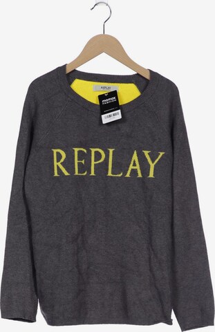 REPLAY Sweater & Cardigan in M in Grey: front