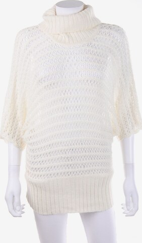TOUT FEU TOUT FEMME Sweater & Cardigan in XS in White: front