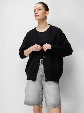 MixRay Strickjacke 'Strickjacken'‌‌‌ in Schwarz